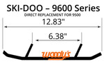 Woodys Ace 4" Carbide Wearbar Runners (AS4-9600)