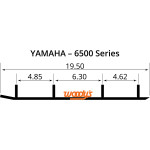 Woodys Executive Series 8" Carbide Wear Bar Runners (WYV-6500)
