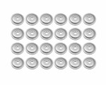 Woodys Round Digger 5/16" Natural Aluminum Support Plates 24 Pack (AWA-3775)