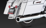 Vance & Hines Hi-Output Chrome Slip-On Mufflers (16455)