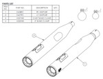 Vance & Hines 4" Eliminator 400 Black Slip-On Exhaust Muffler (46714)