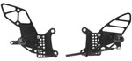 Vortex Black Aluminum Motorcycle Rearsets (RS406K)