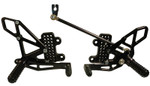 Vortex Black 2.0 Rearsets for '07-22 Honda CBR600RR (RS265K)