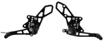 Vortex Black 2.0 Rearsets for '08-13 Kawasaki EX250 R/'13-17 EX300 R (RS424K)