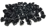 Stud Boy Pro Series SuperLite Single Backer Plates Black 96pk (2513-P3-BLK)