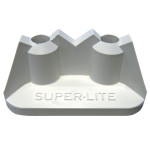 Stud Boy Pro Series SuperLite Double Backer Plates White - 48 Pack (2512-P2-WHT)