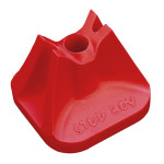 Stud Boy Pro Series SuperLite Single Backer Plates Red 24pk (2513-P1-RED)