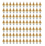 Stud Boy 1.187" Power Point Plus Studs w/Locknuts 84 Pack (2436-P8)