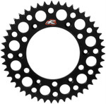 Renthal Ultralight Aluminum Rear Sprocket Black 48 Tooth (224U-520-48GPBK)