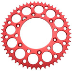 Renthal Ultralight Aluminum Rear Sprocket Red 53 Tooth (154U-520-53GRRD)
