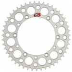 Renthal Ultralight Aluminum Rear Sprocket Silver 47 Tooth (112U-520-47GESI)