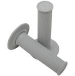 Renthal Full Diamond Single Compound MX Grips Soft Light Gray (G089)