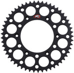 Renthal Ultralight Aluminum Rear Sprocket Black 53 Tooth (154U-520-53GRBK)