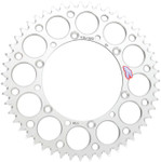 Renthal Ultralight Aluminum Rear Sprocket | Silver | 51 Tooth (112U-520-51GESI)
