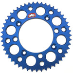 Renthal Ultralight Aluminum Rear Sprocket Blue 49 Tooth (121U-428-49GPBU)