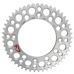 Renthal Ultralight Aluminum Rear Sprocket Silver 49 Tooth (441U-428-49GPSI)