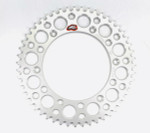 Renthal Ultralight Aluminum Rear Sprocket Silver 51 Tooth (131U-520-51GBSI)