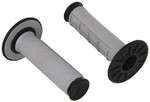 Renthal Dual-Compound Half Waffle Grips Gray/Black (G151)