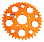Renthal Ultralight Aluminum Rear Sprocket Orange 38 Tooth (480--415-38P-OR)