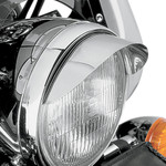 Show Chrome Universal 7" Headlight Visor (53-429)