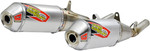 Pro Circuit T-6 Slip-On Silencer Stainless Steel (Dual) (0111825A2)