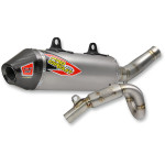 Pro Circuit Ti-6 Pro Full Exhaust System Titanium w/Carbon End Cap (0321545FP)