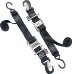 Powertye Big Daddys Ratchet Tie Downs w/Snap-Hook/S-Hook End Combo Black (32572)