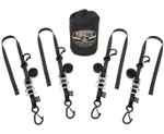 Powertye Classic Trailer Ratheting Black Tie Down Kit (TRAILERKIT-72)