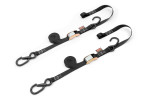 Powertye 1" Cam Buckle w/Soft-Tye Sewn-In Black Tie Downs (23622-SR)