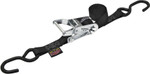 Powertye 1" x 6ft Single Ratchet Black Tie Down (32072)