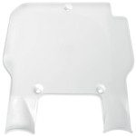 UFO White Plastic Front Number Plate for '89-95 KX125/KX250/KX500 (KA02720#047)