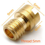 Mikuni #147.5 Round Small Jet - N102/221 - CV & Power Jet Carbs (N102221-147.5)
