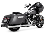Vance & Hines Torquer 450 Chrome Slip-On Exhaust Mufflers (16673)