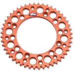 Renthal Ultralight Aluminum Orange Rear Sprocket 48 Tooth (441U-428-48GPOR)
