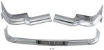 Kuryakyn Tri-Line Chrome Accents for Rear Tour-Pak Lights (6910)