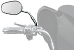 Kuryakyn Chrome Mirror Stem Extenders for Harley w/Round Steel Stem (1444)
