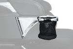 Kuryakyn Passenger Right Side Chrome Drink Holder w/Mesh Basket (1692)