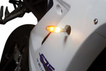 Kuryakyn Kellermann Micro 1000 Chrome Turn Signal w/White/Amber LEDs (2530)