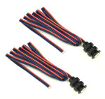 Paul Yaffe Integrated Black Mini Lights w/Brake & Turn Signal (PYO:BOLTS-BRK-B)