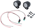 Kuryakyn Lodestar 750L Flood Beam Driving Lights w/White LEDs (3009)