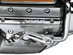 Kuryakyn Ergo Chrome Cruise Mounts w/Dually ISO-Pegs (4050)