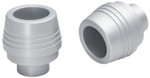 Kuryakyn Lodestar Silver Handlebar Bar End Sliders (3806)