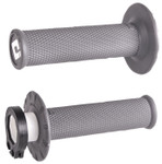 ODI MX V2 Lock-On Grips | Full Diamond  | Twist Throttle | Graphite (H36NWH)