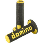Domino A360 Handlebar Grips | Black/Yellow | MX Twist Throttle (A36041C4047A7-0)