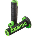 Domino A360 Handlebar Grips | Black/Green | MX Twist Throttle (A36041C4044A7-0)