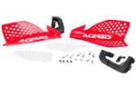 Acerbis X-Ultimate Red/White Plastic MX Offroad Handguards (2645481005)