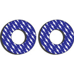 Factory Effex Lightning Bolt White/Blue Grips Donuts (22-67200)
