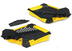 Powermadd Sentinel Yellow/Black Handguards w/Removable Vent Covers (34401)