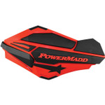 Powermadd Sentinel Red/Black Handguards w/Removable Vent Covers (34402)