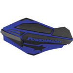 Powermadd Sentinel Blue/Black Handguards w/Removable Vent Covers (34404)